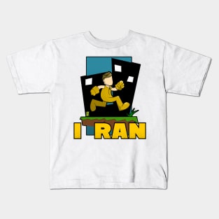 I Ran Kids T-Shirt